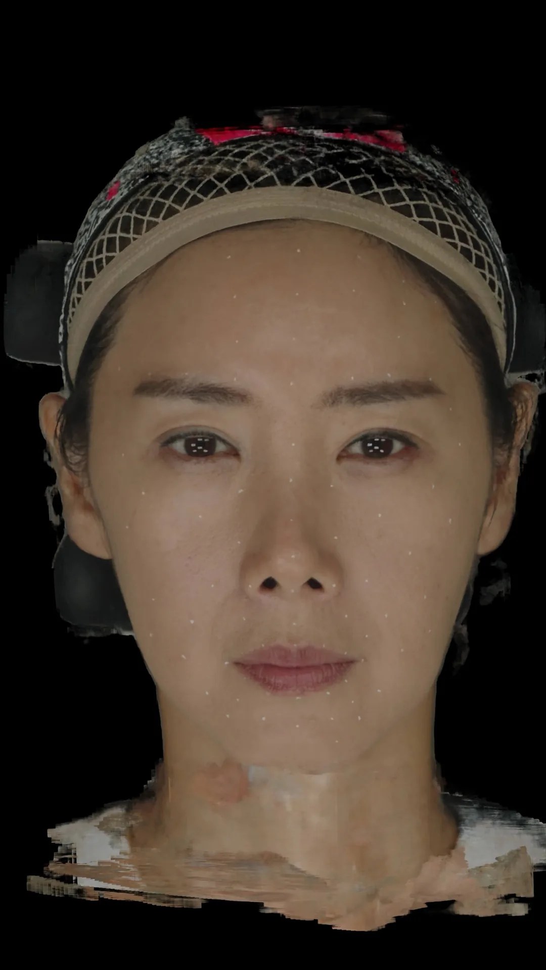 얼굴 스튜디오 결과물 — HumanRF 3D 복원